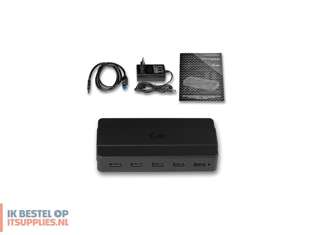 2359823-i-tec_u3hub742_interface_hub_usb_32_gen_1_31_gen_1_type-b_5000_mbits_zwart