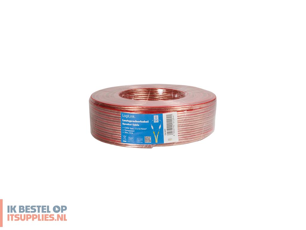 3108368-logilink_ca1077_audio_kabel_50_m_transparant