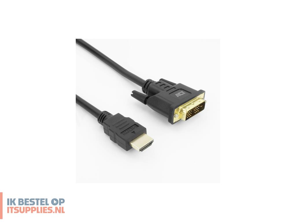 1656554-act_ak3736_video_kabel_adapter_3_m_hdmi_type_a_standaard_dvi-d_zwart