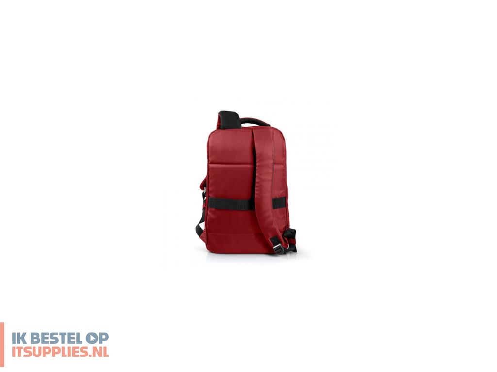 1619590-port_designs_torino_ii_rugzak_casual_rugzak_rood_polyester
