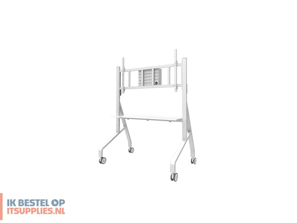 0330706-neomounts_fl50-575wh1_multimediawagen_-steun_wit_multimediawagentjetrolley