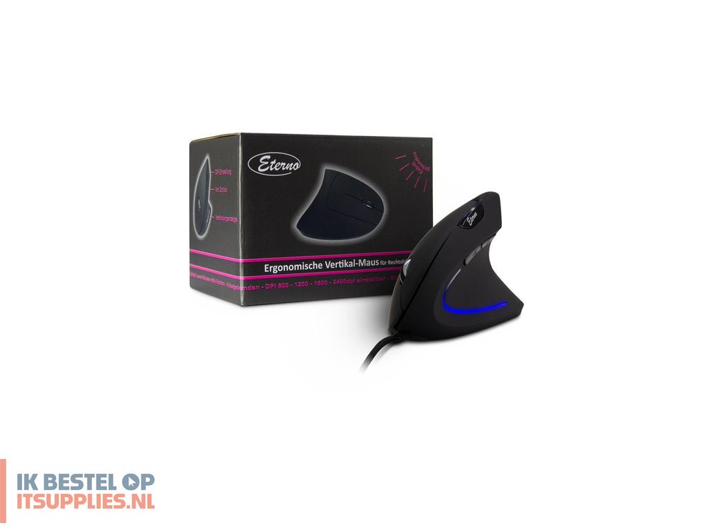 2216169-inter-tech_km-206wr_muis_kantoor_rechtshandig_usb_type-a_optisch_2400_dpi
