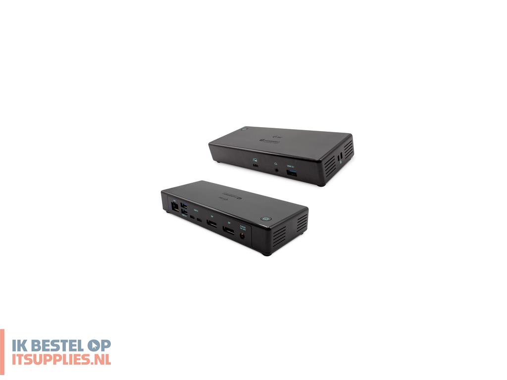 1513932-i-tec_tb3cdualdpdockpd_laptop_dock_poortreplicator_bedraad_thunderbolt_3_zwart