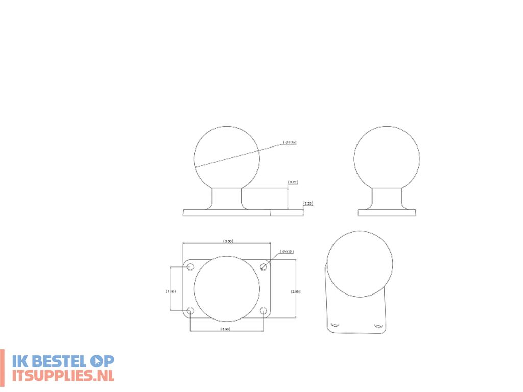 3018490-ram_mounts_ram-d-202u-23_montagekit_zwart_aluminium-_rubber