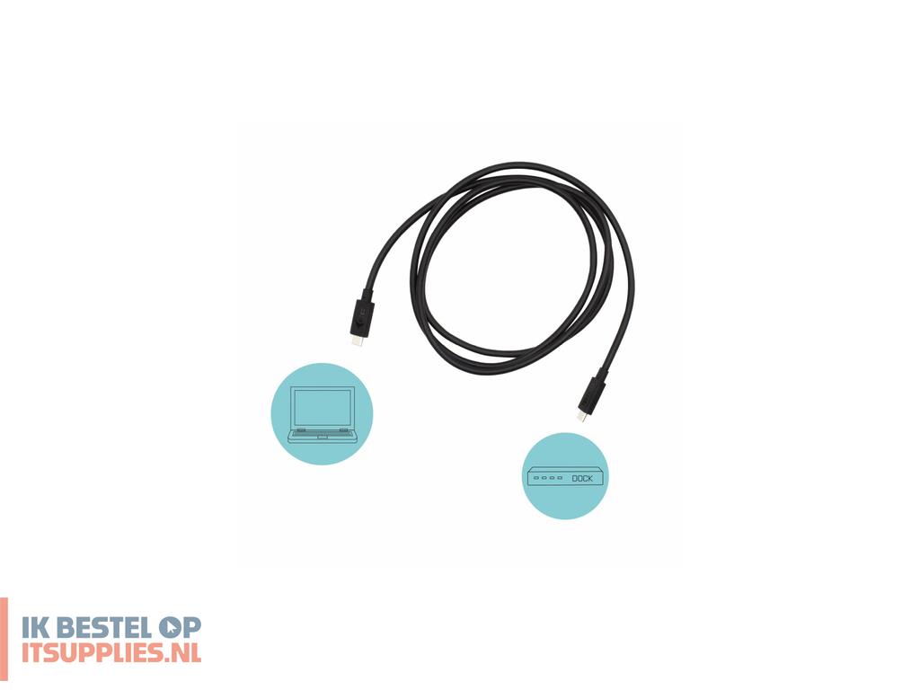 1116588-i-tec_tb3cbl150cm_thunderbolt-kabel_1-5_m_40_gbits_zwart