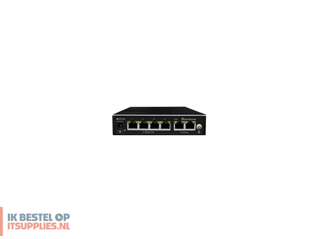 2620543-levelone_fep-0631_netwerk-switch_fast_ethernet_10100_power_over_ethernet_poe_zwart