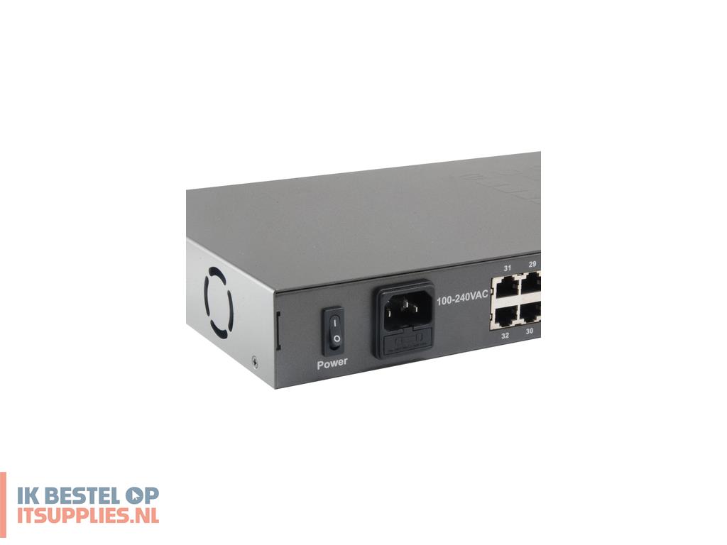 2705886-levelone_fgp-3400w250_netwerk-switch_unmanaged_fast_ethernet_10100_power_over_ethernet_poe_zwart