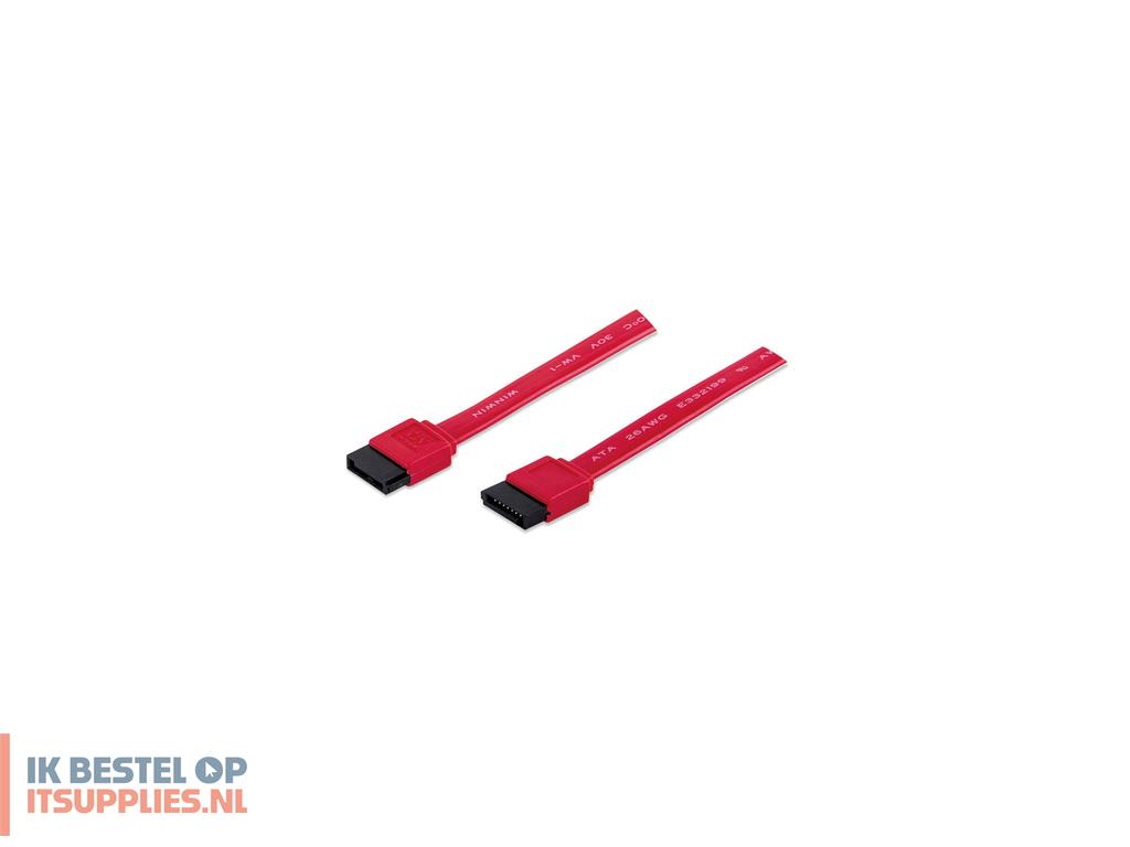 2029265-manhattan_340700_sata-kabel_0-5_m_sata_7-pin_rood