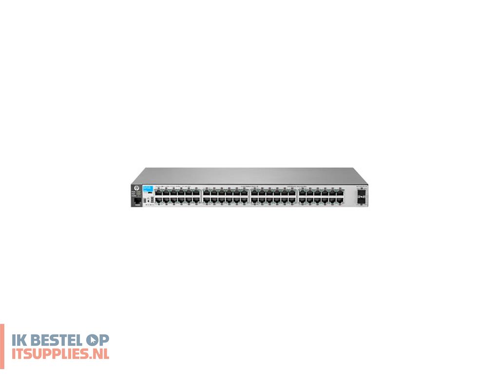 4845419-refurbished_hpe_2530-48g-2sfp_managed_l2_gigabit_ethernet_101001000_roestvrijstaal