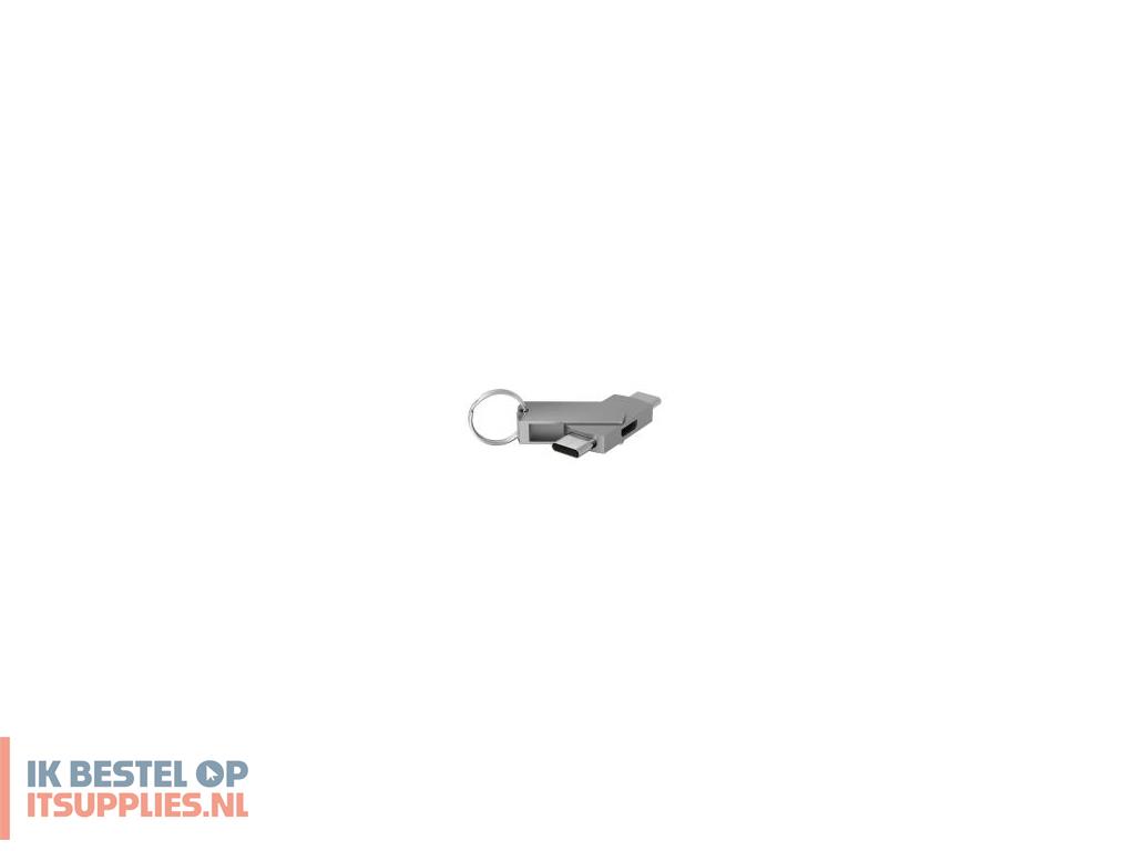 1727797-terratec_272986_tussenstuk_voor_kabels_usb_type-c_usb_type-c-_micro-usb_zilver