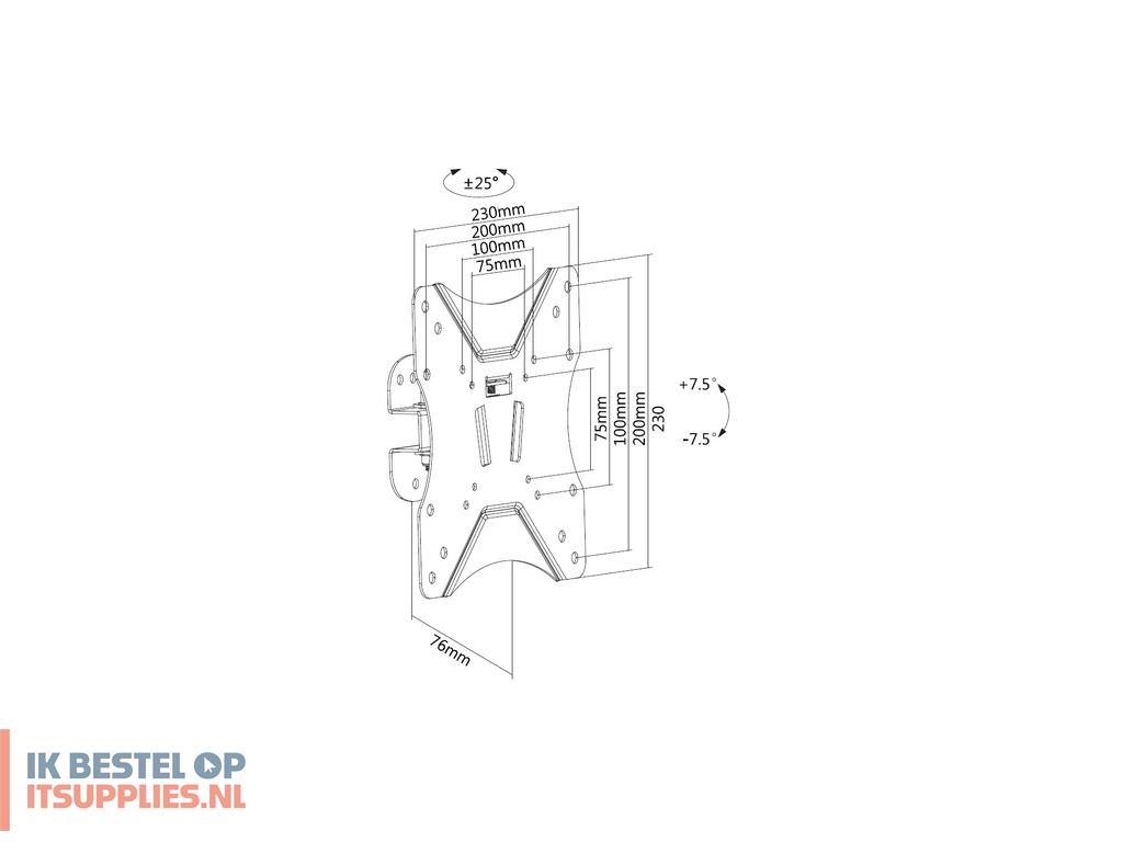 0106241-equip_650402_tv-bevestiging_106-7_cm_42_zwart