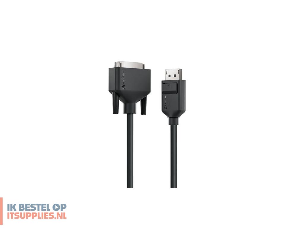 1538982-alogic_el2dpdvi-03_video_kabel_adapter_3_m_displayport_dvi_zwart