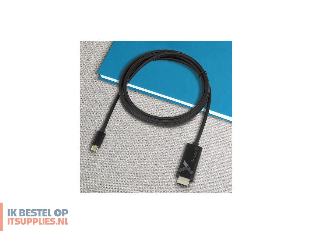 4722085-techly_iadap_usbc-hdmi2ty_usb_grafische_adapter_3840_x_2160_pixels_zwart
