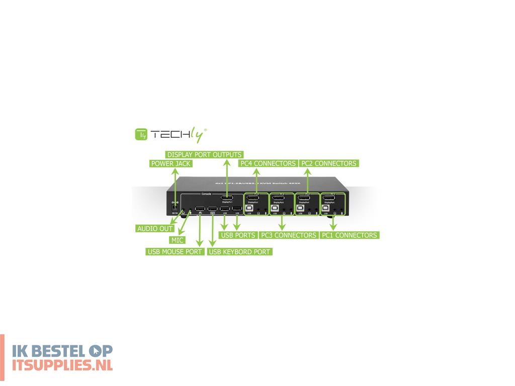 0116591-techly_idata_dp-kvm4_kvm-switch_rack-montage_zwart