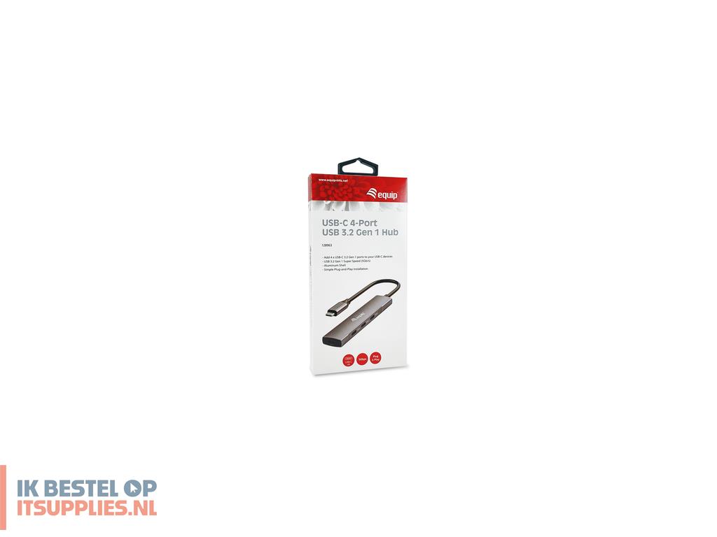 0850795-equip_128963_interface_hub_usb_32_gen_1_31_gen_1_type-c_5000_mbits_zwart-_zilver
