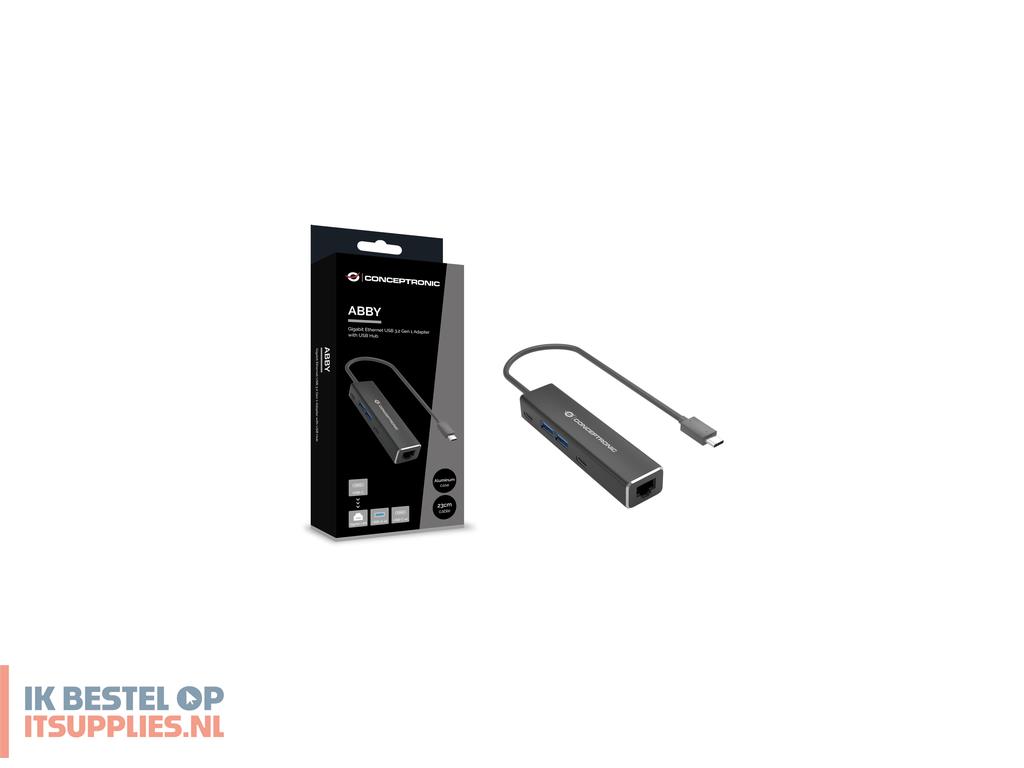 0146686-conceptronic_abby13b_laptop_dock_poortreplicator_bedraad_usb_32_gen_1_31_gen_1_type-c_grijs