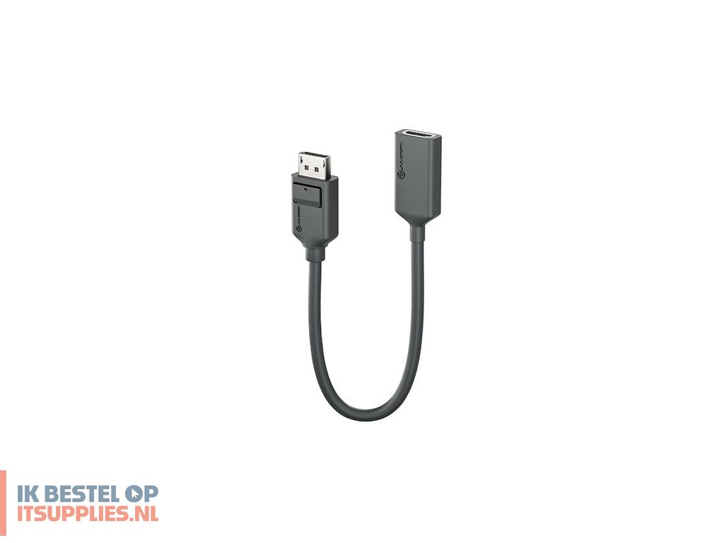 1542067-alogic_el2dphd4k-adp_video_kabel_adapter_0-2_m_displayport_hdmi_grijs