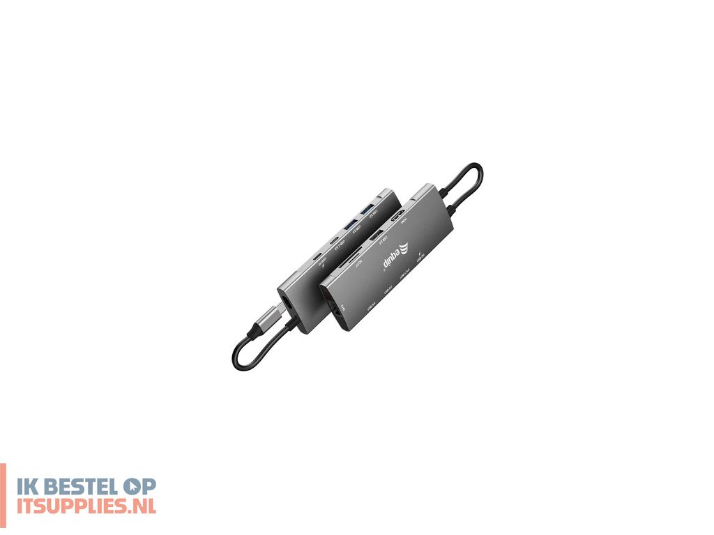 4528503-equip_133490_laptop_dock_poortreplicator_bedraad_usb_32_gen_1_31_gen_1_type-c_grijs