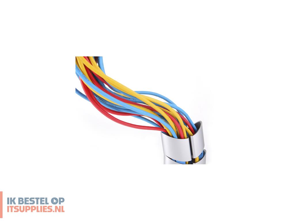 3721380-equip_650862_kabelbeheersysteem_bureau_kabelkous_zilver_1_stuks