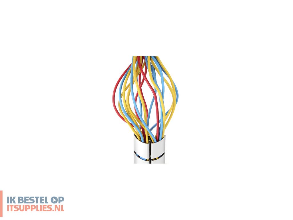 3739901-equip_650862_kabelbeheersysteem_bureau_kabelkous_zilver_1_stuks
