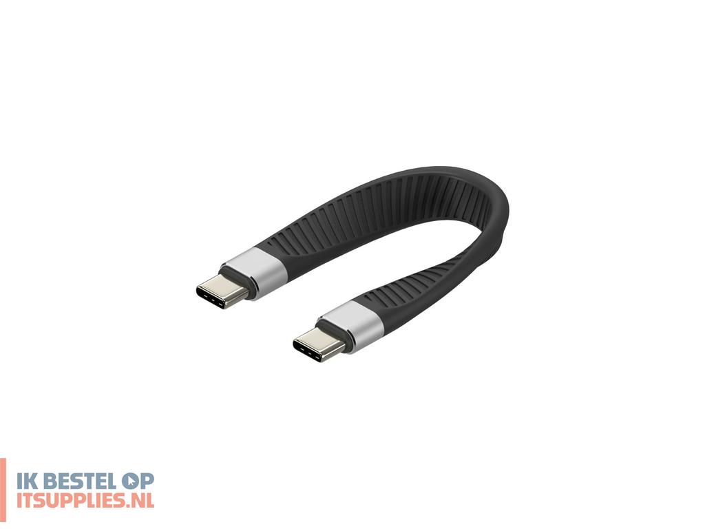 4715889-techly_icoc-usbc-fl-u4_usb-kabel_usb4_gen_2x2_0-124_m_zwart