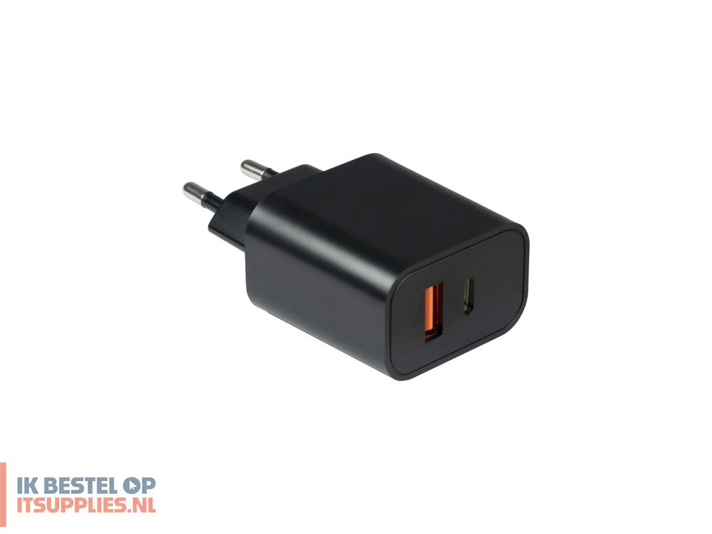 3355843-inter-tech_pd-2120_smartphone_zwart_ac_snel_opladen_binnen