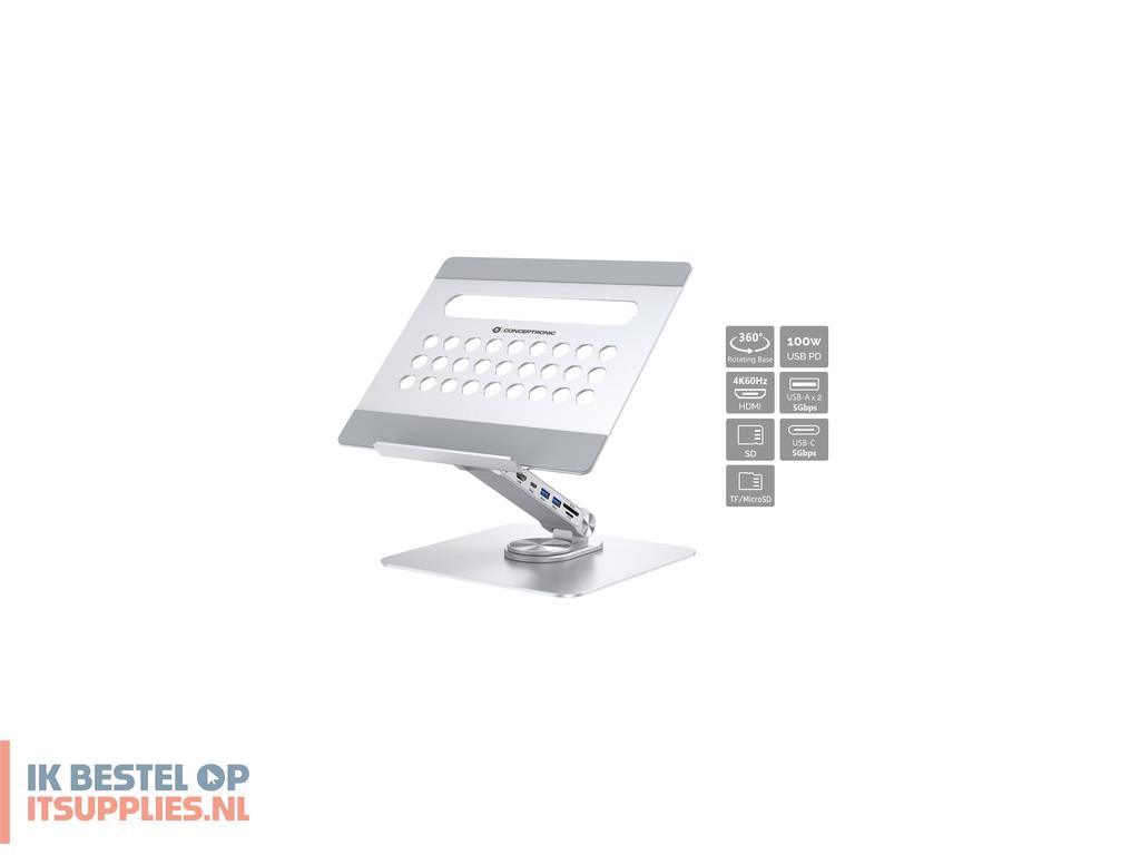 2448345-conceptronic_donn27g_laptopstandaard_zilver