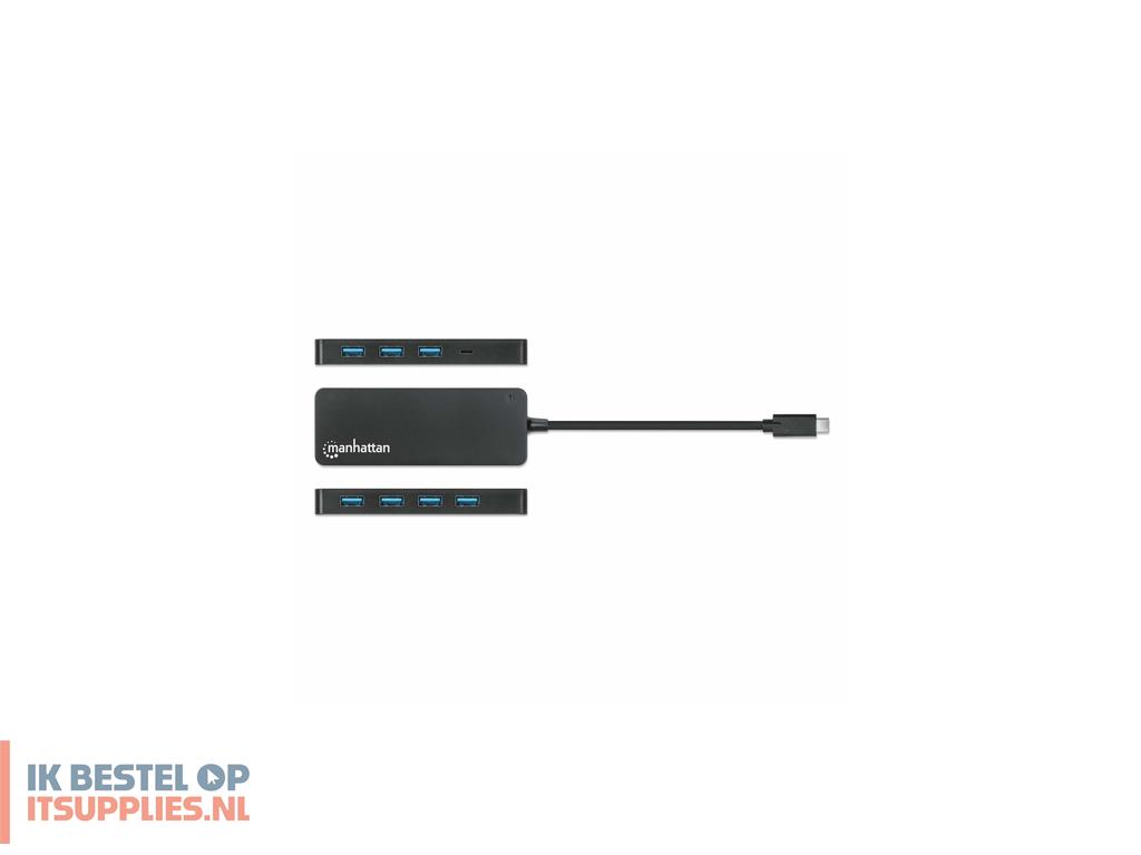 2114120-manhattan_168410_interface_hub_usb_type-c_5000_mbits_zwart