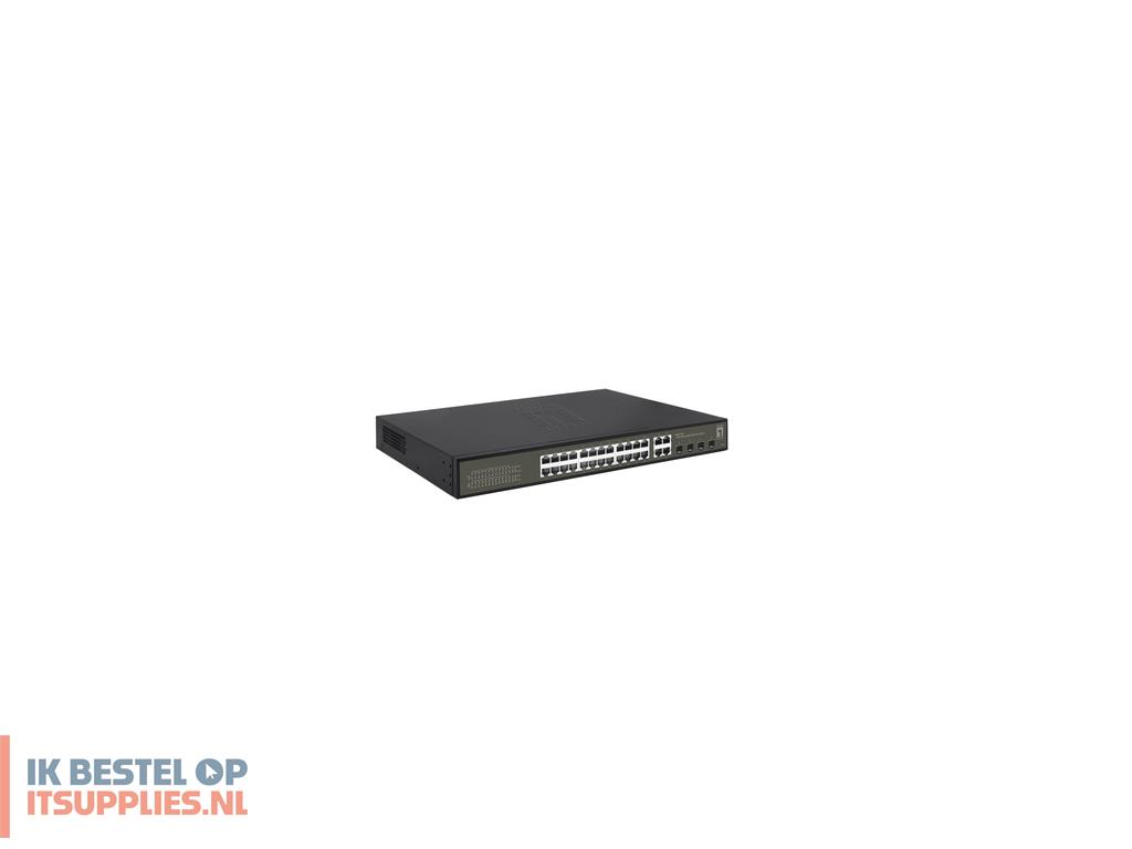 2243260-levelone_ges-2128p_netwerk-switch_managed_l2_gigabit_ethernet_101001000_power_over_ethernet_poe_zwart
