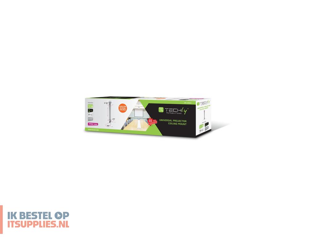 4332844-techly_ica-pm_18m_projector_beugel_plafond_zilver