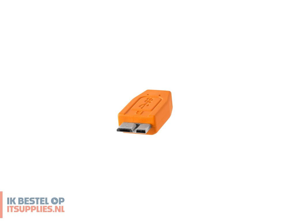 2030470-tether_tools_cuc3315-org_usb-kabel_usb_32_gen_1_31_gen_1_4-6_m_usb_a_micro-usb_b_oranje