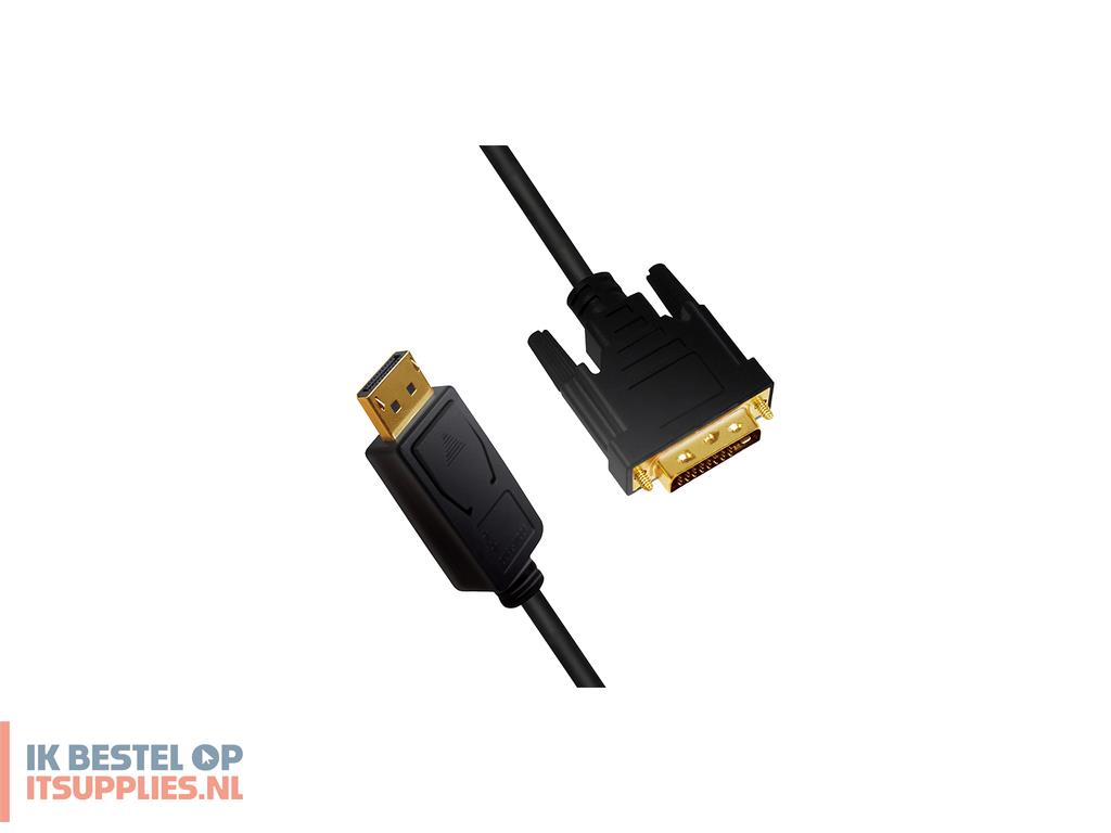 0121466-logilink_cv0131_video_kabel_adapter_2_m_displayport_dvi_zwart