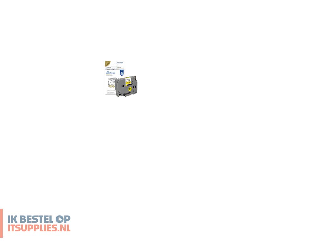0704696-mediarange_mrbtz631_printeretiket_zwart-_geel