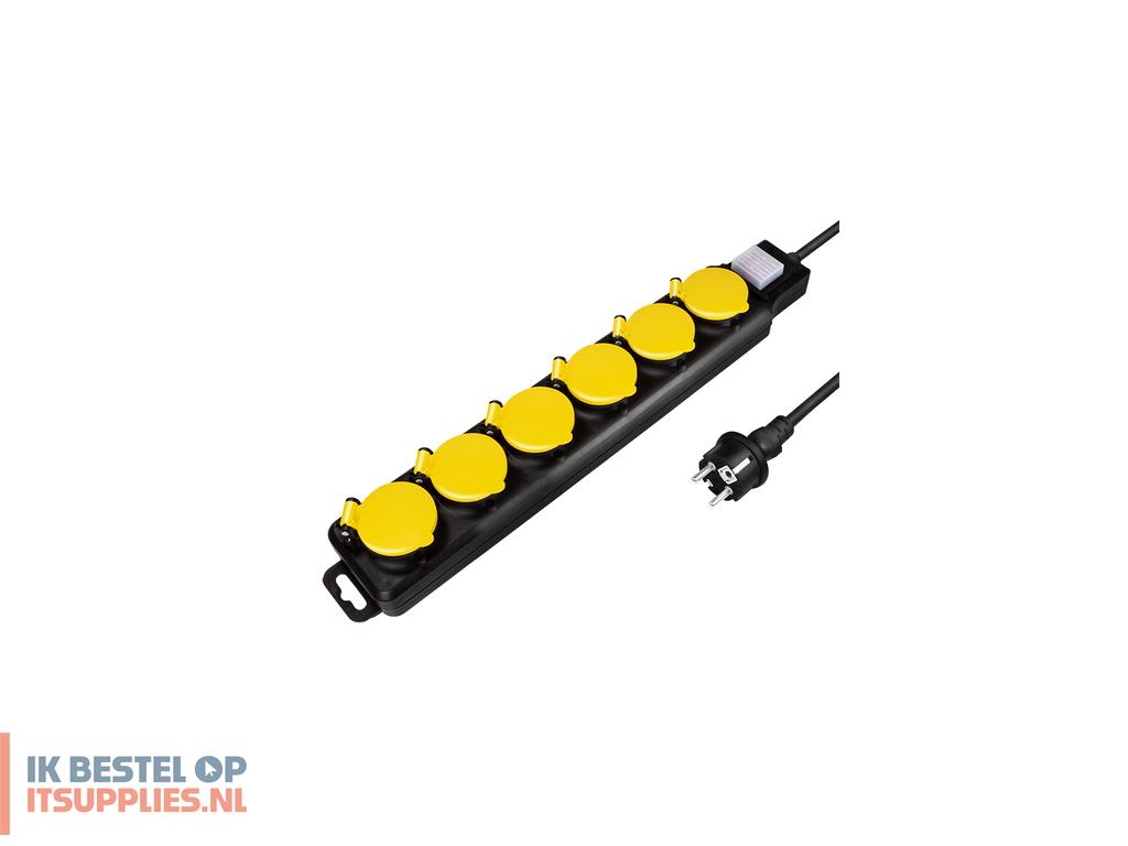 1632915-logilink_lps256_power_uitbreiding_1-5_m_6_ac-uitgangen_buiten_zwart-_geel