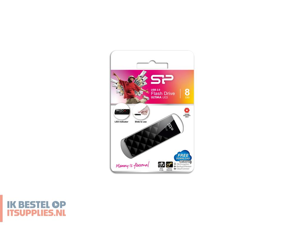 4125749-silicon_power_ultima_u03_8gb_usb_flash_drive_usb_type-a_20_zwart