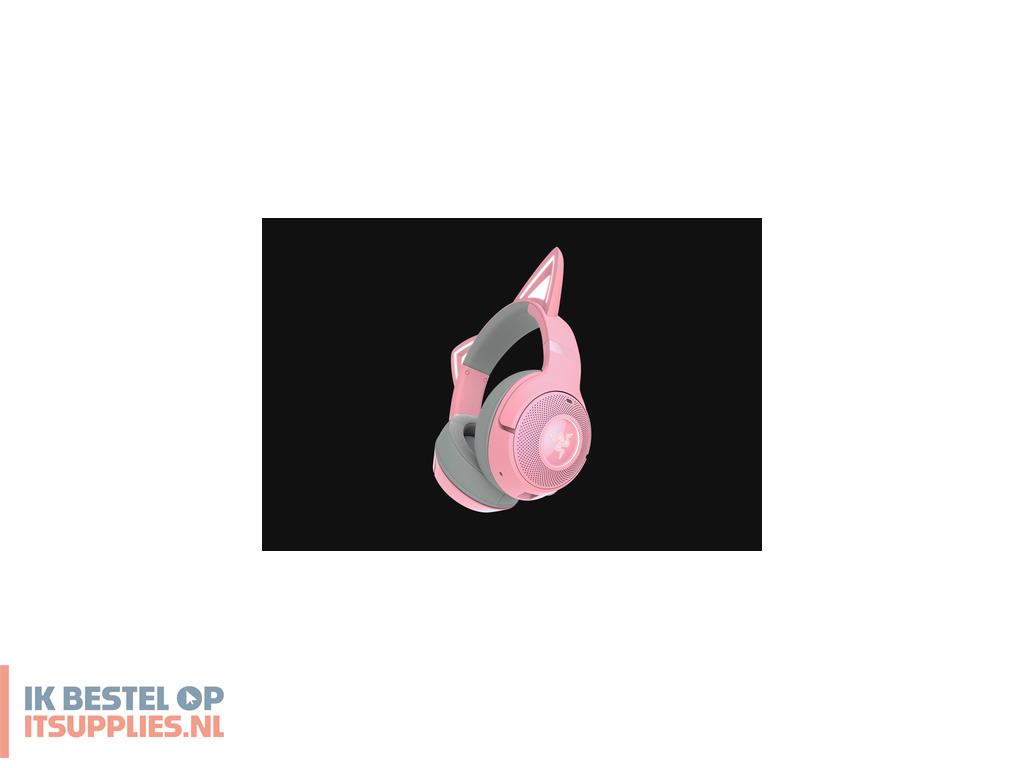 1604665-refurbished_razer_kraken_kitty_v2_bt_headset_draadloos_hoofdband_gamen_bluetooth_roze
