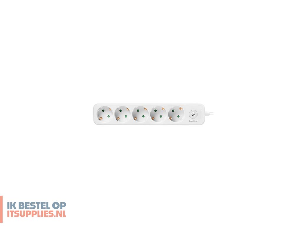 3210251-logilink_lps246_power_uitbreiding_1-5_m_5_ac-uitgangen_binnen_wit
