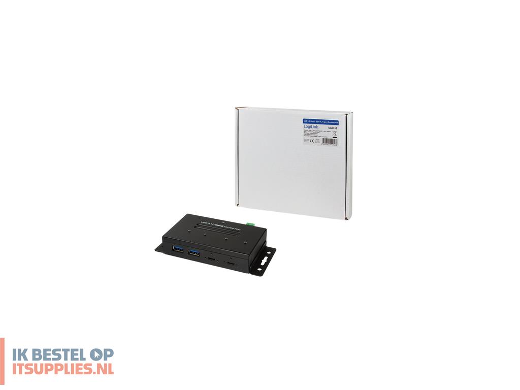 0744862-logilink_ua0316_interface_hub_10000_mbits_zwart