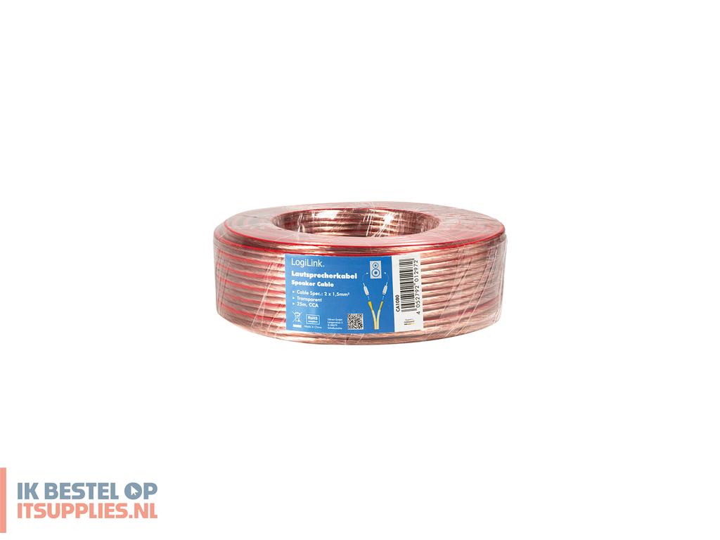 5125518-logilink_ca1080_audio_kabel_25_m_transparant