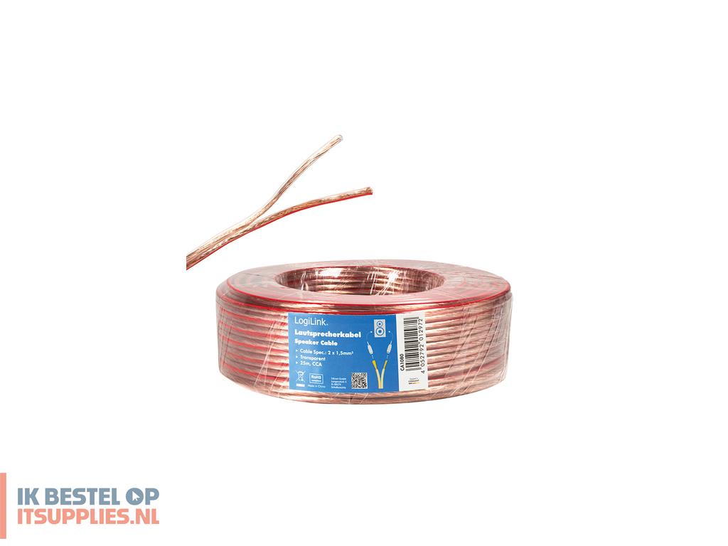 5128760-logilink_ca1080_audio_kabel_25_m_transparant