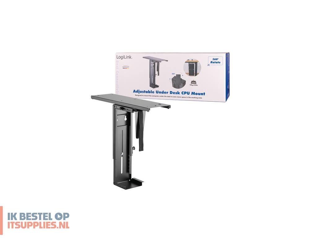 0357081-logilink_eo0004_cpu-houder_bureau-gemonteerde_cpu-houder_zwart