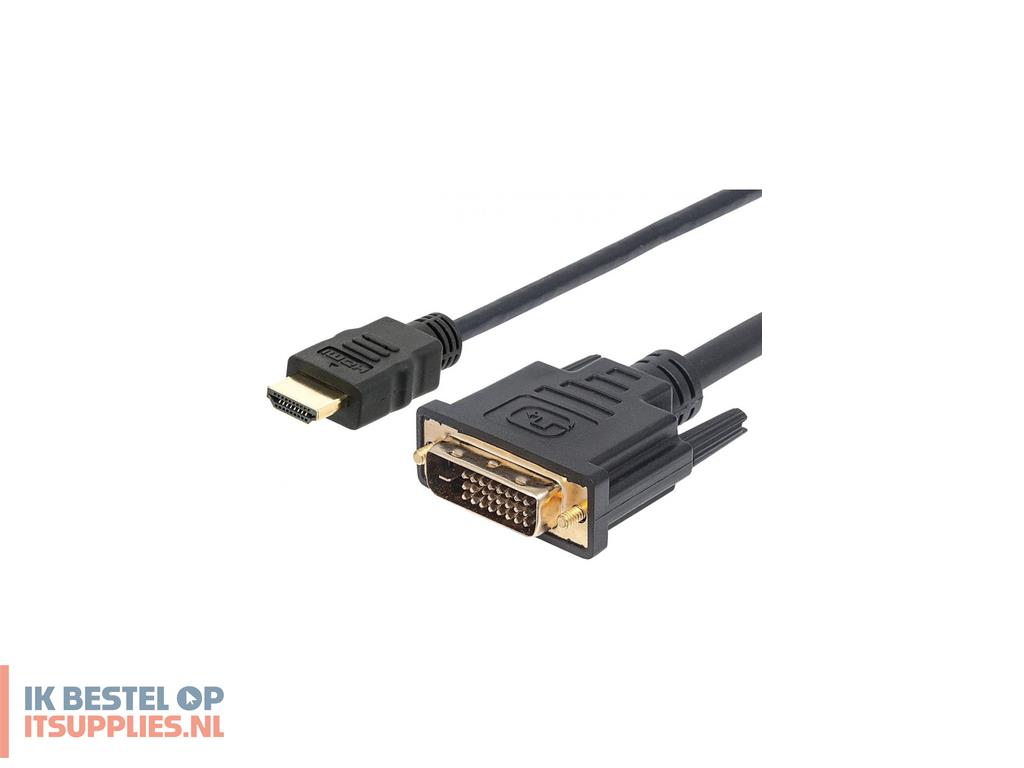 3138320-techly_10m_hdmi_-_dvi-d_mm_1_m_zwart