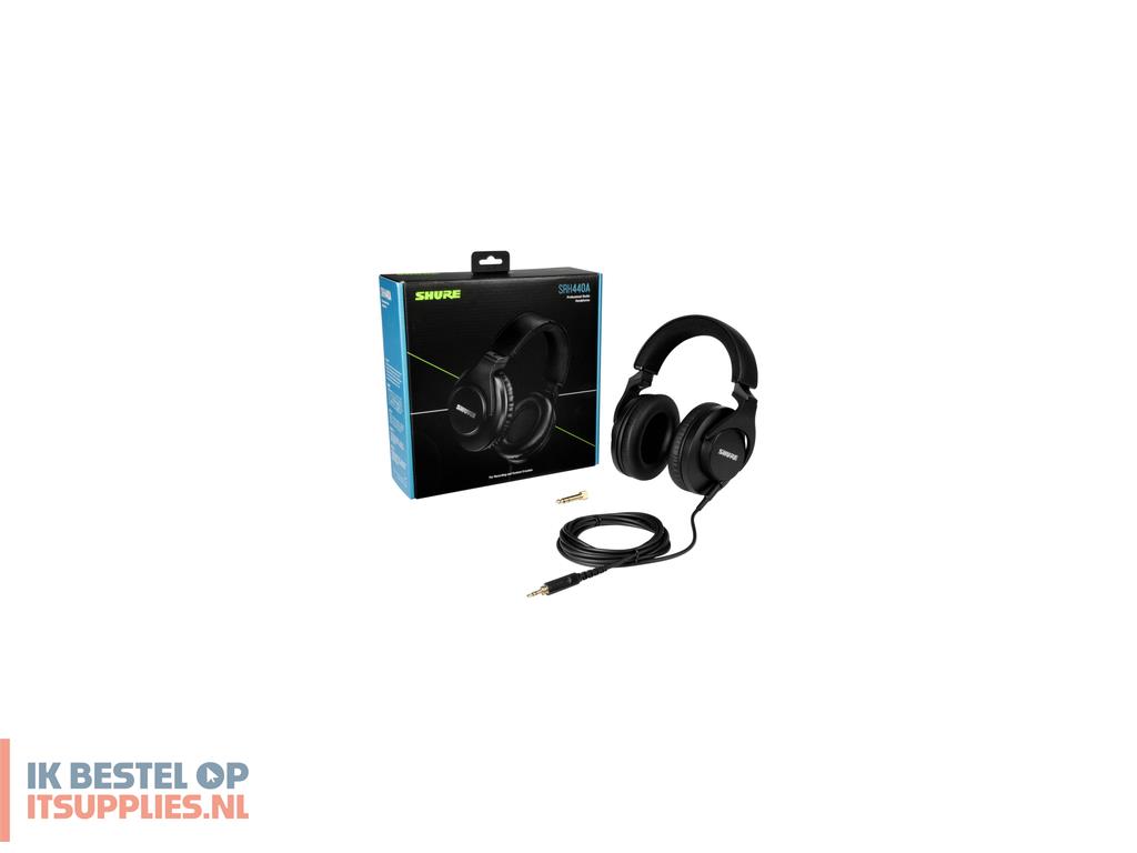 1920007-shure_srh440_hoofdtelefoons_bedraad_en_draadloos_hoofdband_podiumstudio_zwart