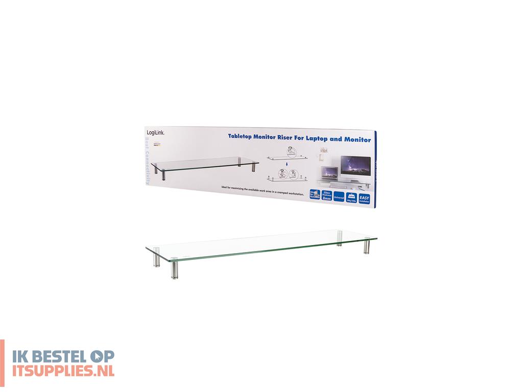 0430492-logilink_bp0060_flat_panel_bureau_steun_roestvrijstaal-_transparant