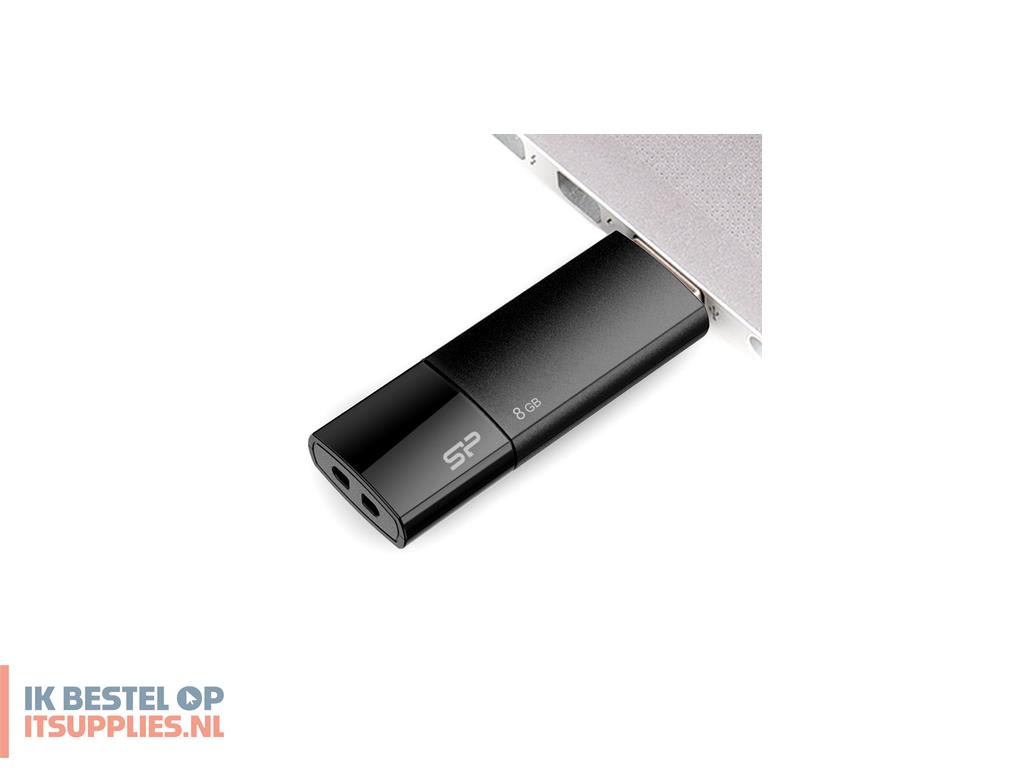 5730330-silicon_power_ultima_u05_usb_flash_drive_8_gb_usb_type-a_20_zwart