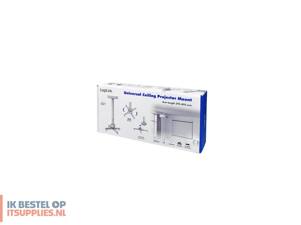 1834840-logilink_bp0157_projector_beugel_plafond_wit
