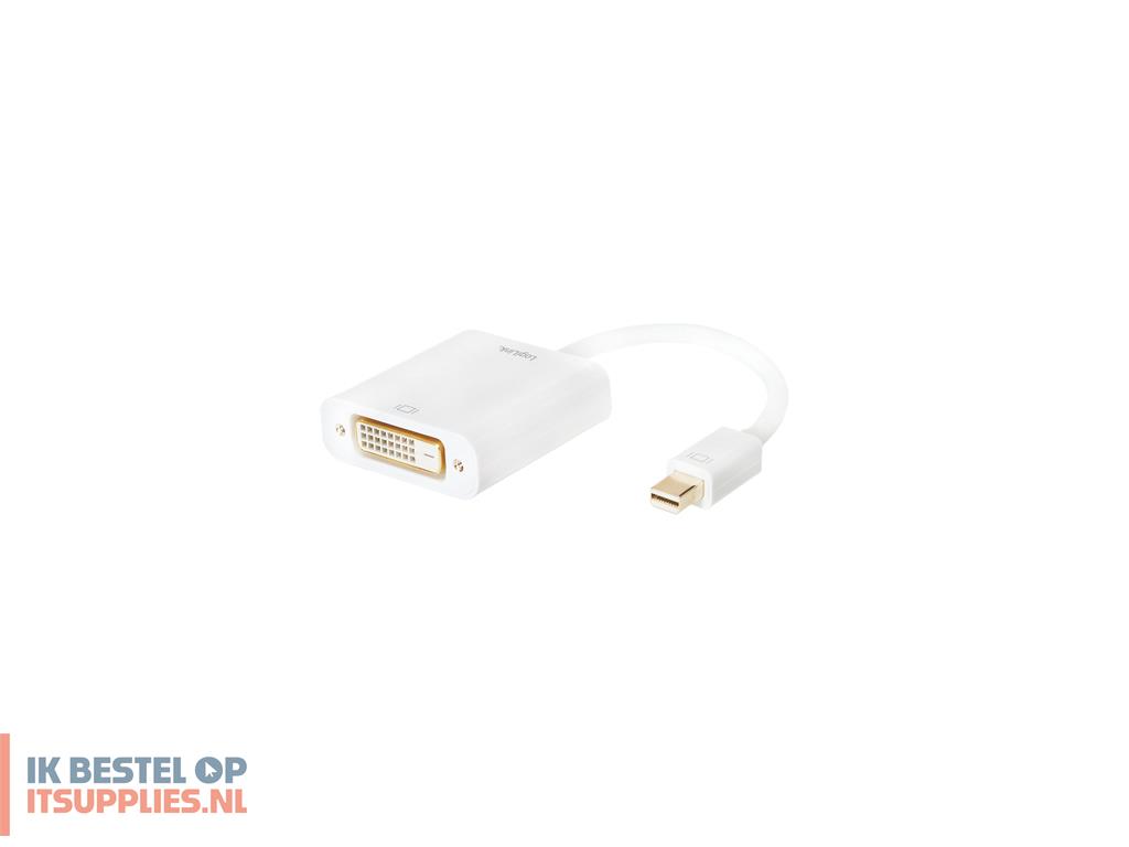 0230841-logilink_cv0037b_video_kabel_adapter_0-15_m_mini_displayport_dvi_wit