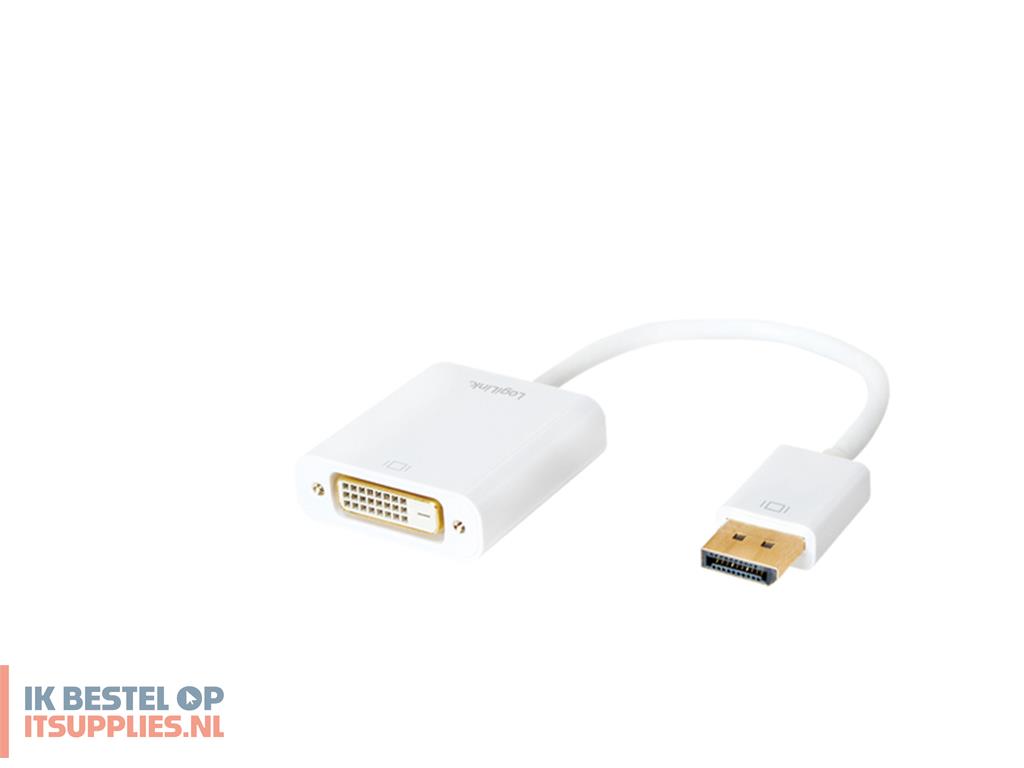 4846238-logilink_cv0058b_video_kabel_adapter_0-15_m_displayport_dvi_wit
