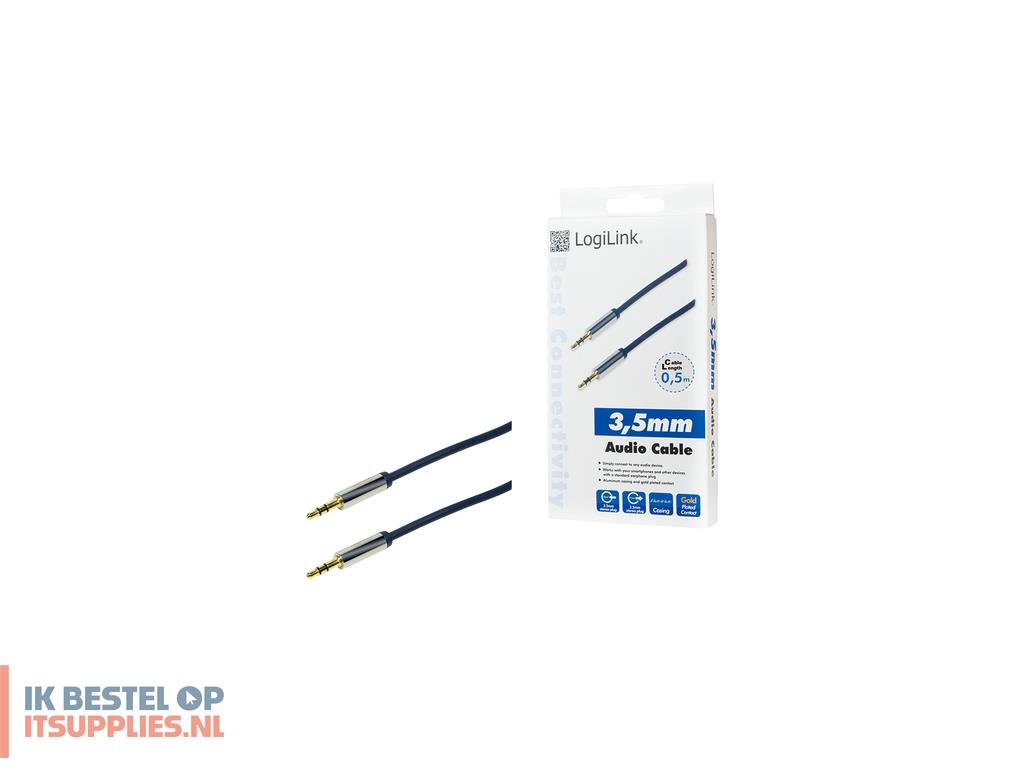1718618-logilink_35mm_-_35mm_05m_audio_kabel_0-5_m_blauw