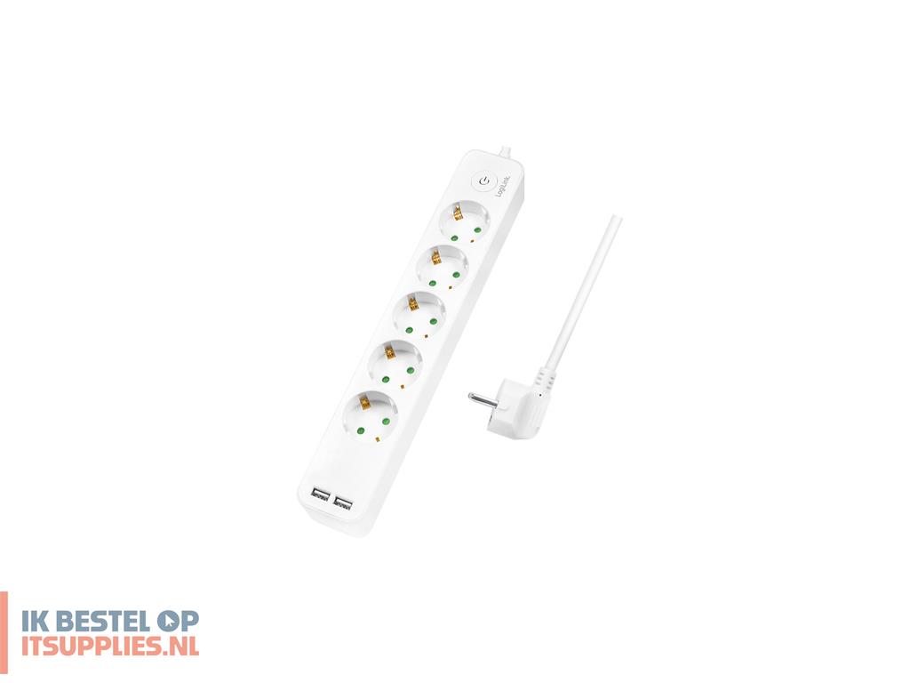 1520895-logilink_lps249u_power_uitbreiding_1-5_m_5_ac-uitgangen_binnen_wit